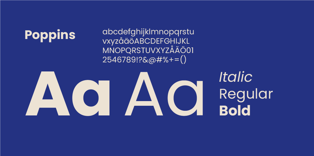 Siffran 215 typography